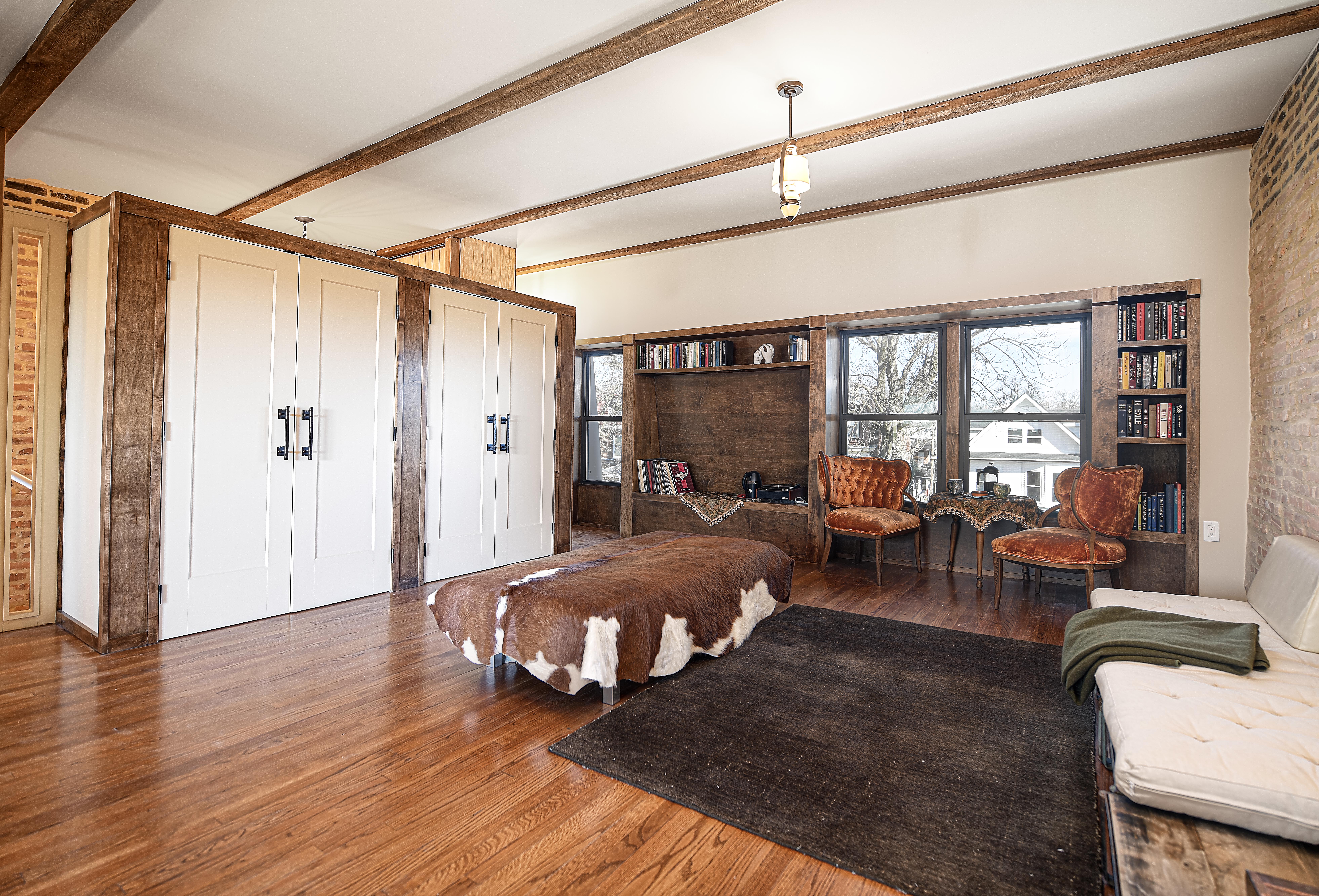 Full floor suite on third floor of the renovated rowhome.
