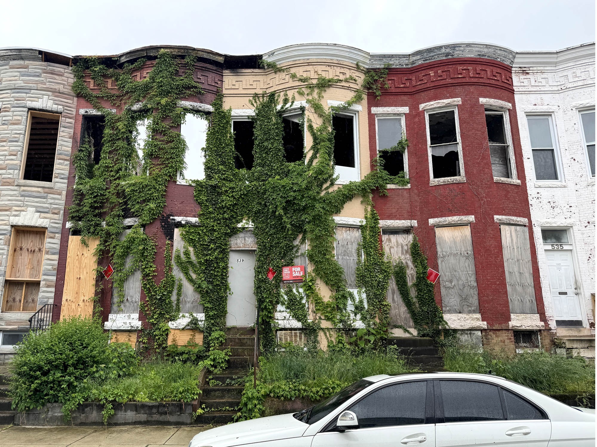 539 E. 23rd Street. Vacant property in Baltimore City available at a One House At A Time auction.